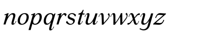 Gibralt Italic Font LOWERCASE