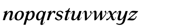 Gibralt Medium Italic Font LOWERCASE