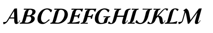 Gibralt Semi Bold Italic Font UPPERCASE