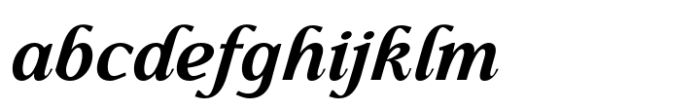 Gibralt Semi Bold Italic Font LOWERCASE