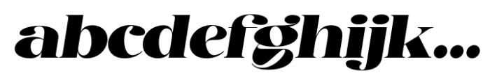 Gibson Serif Italic Font LOWERCASE