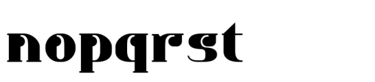 Gibster Regular Font LOWERCASE