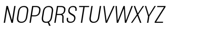 Gibstone Thin Oblique Font UPPERCASE