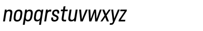 Gibstone Variable Oblique Font LOWERCASE
