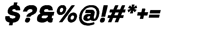 Giflar Bold Italic Font OTHER CHARS
