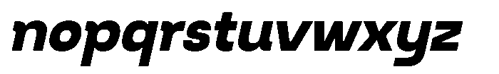 Giflar Bold Italic Font LOWERCASE