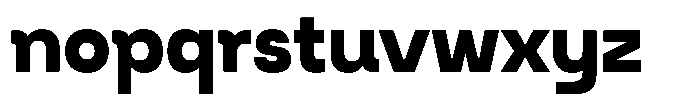 Giflar Bold Font LOWERCASE