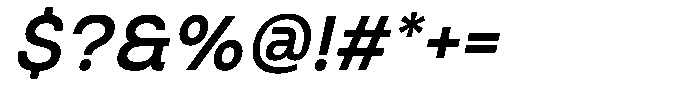 Giflar Italic Font OTHER CHARS