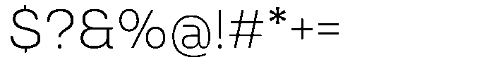Giflar Light Font OTHER CHARS