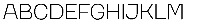 Giflar Light Font UPPERCASE