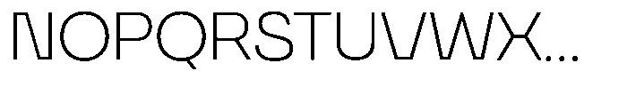 Giflar Light Font UPPERCASE
