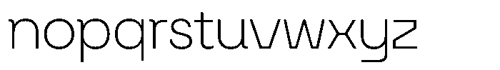 Giflar Light Font LOWERCASE