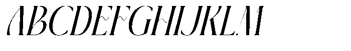 Giftagi  Italic Italic Font UPPERCASE