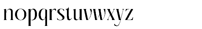 Giftagi  Regular Font LOWERCASE
