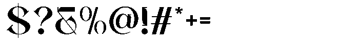 Gifther Regular Font OTHER CHARS