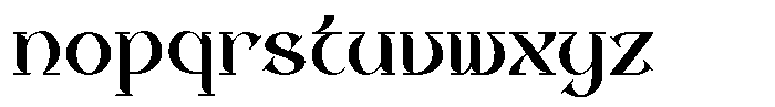 Gifther Regular Font LOWERCASE