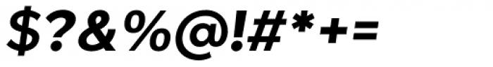 Giga Sans Bold Italic Font OTHER CHARS