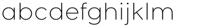 Giga Sans Extra Light Font LOWERCASE