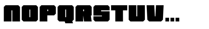 Gigaman Font LOWERCASE