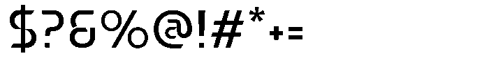 Gigan Regular Font OTHER CHARS