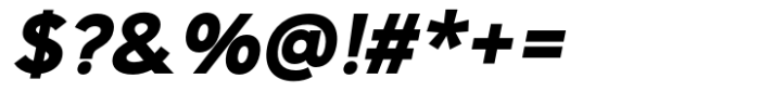 Gigans Bold Italic Font OTHER CHARS