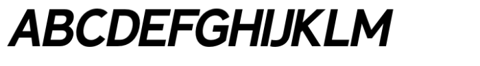 Gigans Medium Italic Font UPPERCASE