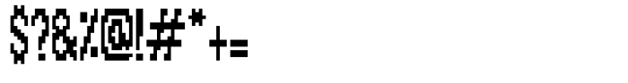 Gigapixel Font OTHER CHARS