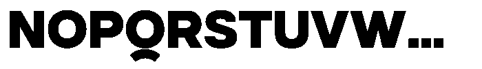 Gigar Font UPPERCASE