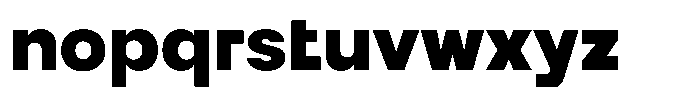 Gigar Font LOWERCASE