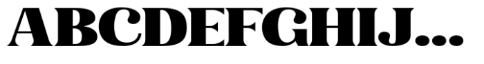 Gigestha Black Expanded Font UPPERCASE