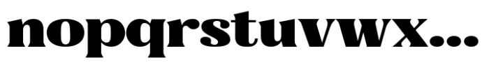 Gigestha Black Expanded Font LOWERCASE