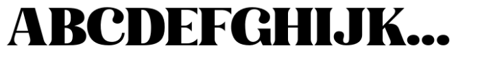 Gigestha Black Semi Expanded Font UPPERCASE