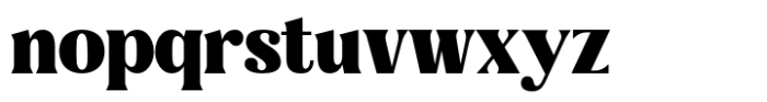 Gigestha Black Font LOWERCASE