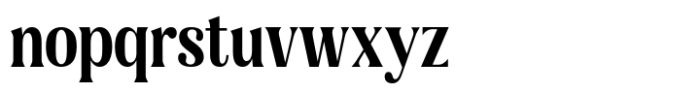 Gigestha Bold Semi Condensed Font LOWERCASE