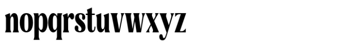 Gigestha Extra Bold Condensed Font LOWERCASE