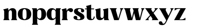 Gigestha Extra Bold Semi Expanded Font LOWERCASE
