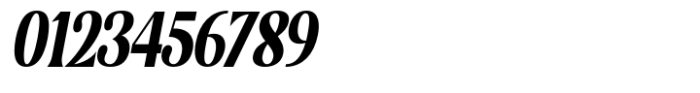 Gigestha Extra Bold Slant Condensed Font OTHER CHARS