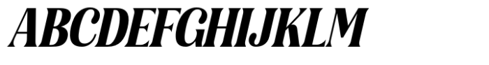 Gigestha Extra Bold Slant Semi Condensed Font