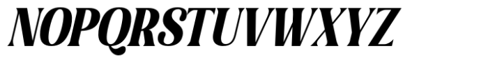Gigestha Extra Bold Slant Semi Condensed Font UPPERCASE