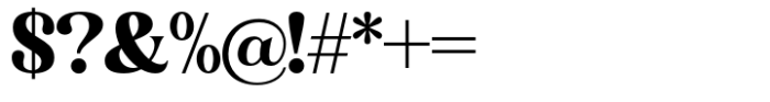 Gigestha Extra Bold Font OTHER CHARS
