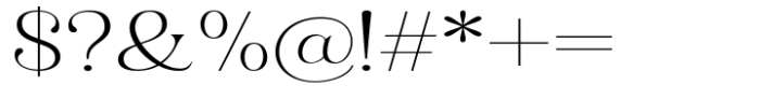 Gigestha Light Expanded Font OTHER CHARS
