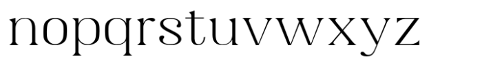 Gigestha Light Expanded Font LOWERCASE