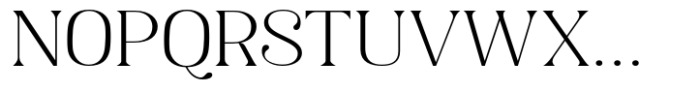Gigestha Light Semi Expanded Font UPPERCASE