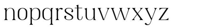 Gigestha Light Semi Expanded Font LOWERCASE