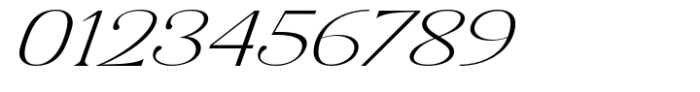 Gigestha Light Slant Expanded Font OTHER CHARS