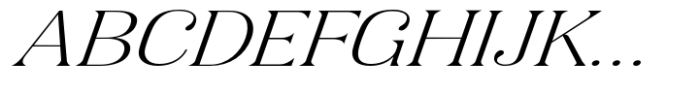 Gigestha Light Slant Expanded Font