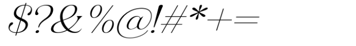 Gigestha Light Slant Semi Expanded Font OTHER CHARS