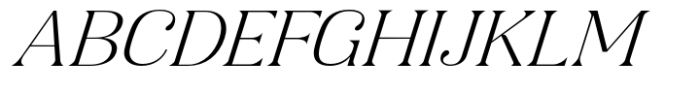 Gigestha Light Slant Semi Expanded Font
