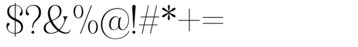 Gigestha Light Font OTHER CHARS