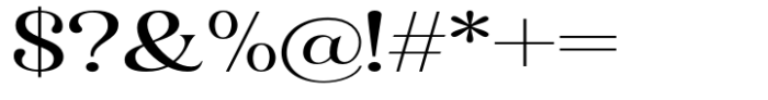 Gigestha Medium Expanded Font OTHER CHARS